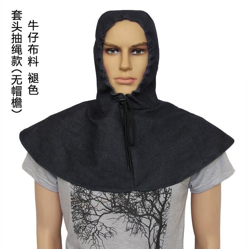 男女牛仔耐磨耐脏加厚围裙套袖焊工搬运工车间维修围腰劳保