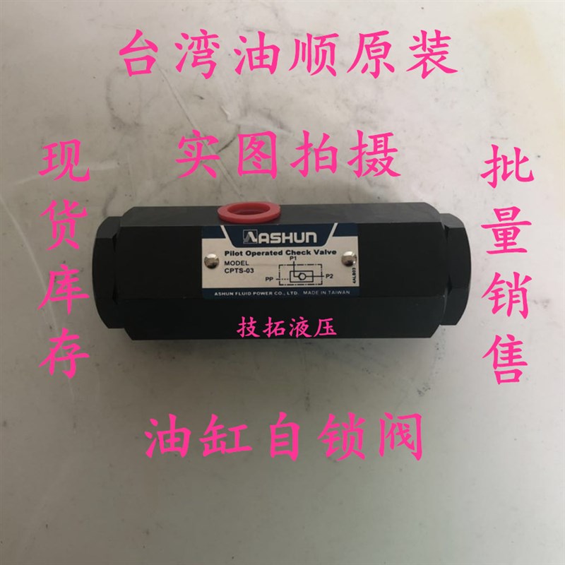 油缸自锁单向阀CPTS03引导逆止阀管式液控单向阀保压阀 自锁油缸