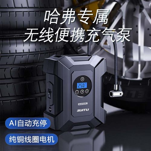 哈佛H6F7哈弗H1H7H5H9M4M6多功能车载12v轮胎打气机迷你可携式新