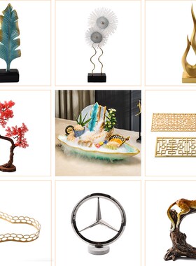 酒店餐厅创意刺身装饰品摆件刺身摆盘装饰中式点缀创意摆件雅艺轩