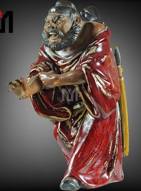 石湾陶瓷公仔国家大师工艺实用礼品家居门厅装饰钟馗家居摆件