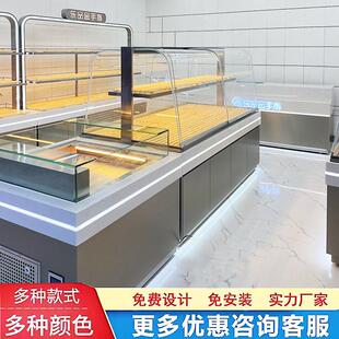面 面包柜面 面包展示柜中岛柜桃酥柜西点柜货架蛋糕店炒货柜烘焙