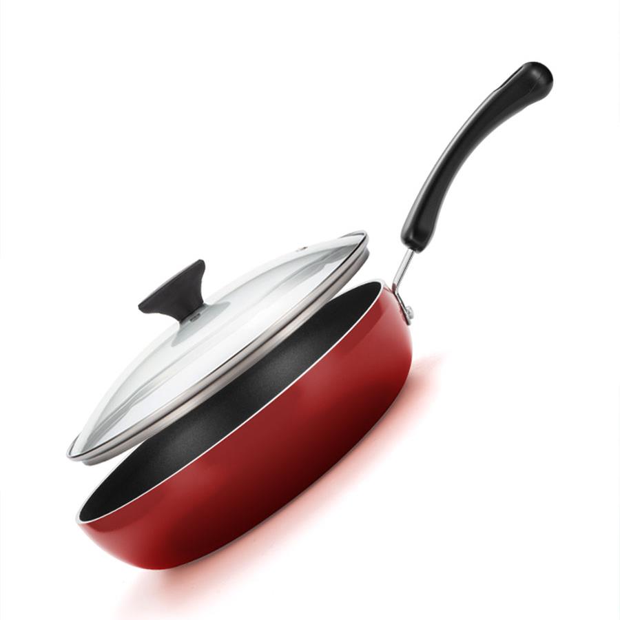 MEYER美亚煎炒两用不粘锅煎锅平底锅可选燃气电磁炉通用带盖