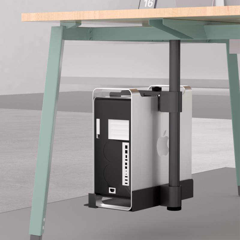 悬挂主机托架台式电脑主机吊架主机壳悬空壁挂支架办公桌下电脑挂