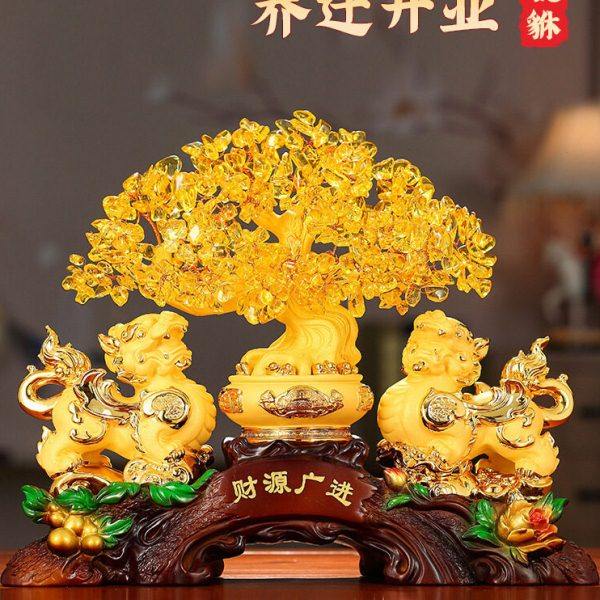 礼之源貔貅聚盆摆件水晶发财树前台酒柜装饰品乔迁开业泓纳,饰品/流行首饰/时尚饰品新,摆件,淘宝优惠券,粉丝福利购,淘宝优惠卷
