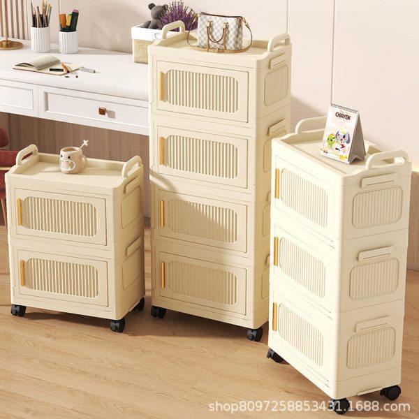 家用客厅卧室床头置物柜宿储物柜落地可移动多层折叠式收纳柜子,收纳整理,暖气片置物架,淘宝优惠券,粉丝福利购,淘宝优惠卷