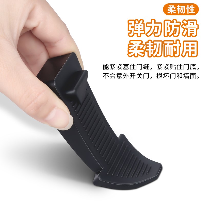 免打孔移动门塞耐磨防滑门挡防撞顶门安全阻门器防风固定挡门楔子