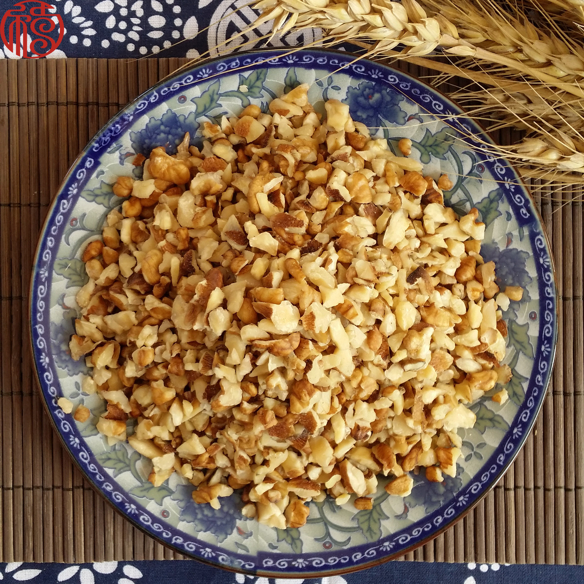 碎核桃仁新货原味生干新鲜薄壳核桃碎仁坚果碎烘焙月饼糕点原料图片