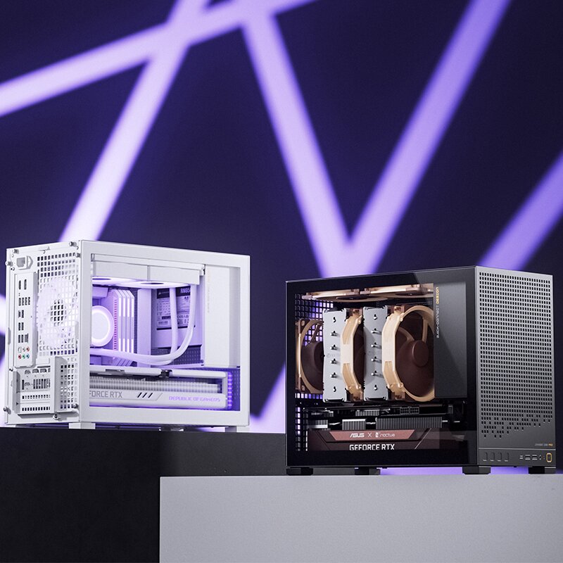 乔思伯D32 PRO版标准版 MATX主板桌面小机箱侧支持背插240冷排位