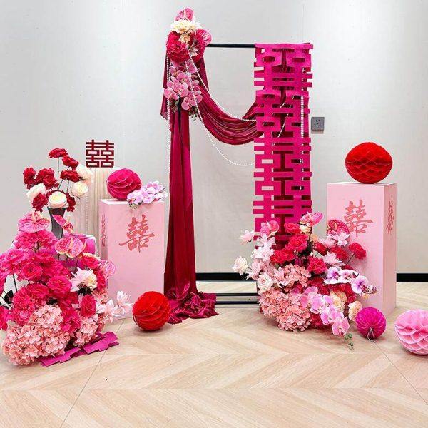 结婚布置新中式婚房装饰全套男方订婚布置喜字kt板背景墙晨袍拍照,节庆用品/礼品,婚房装扮用品,淘宝优惠券,粉丝福利购,淘宝优惠卷