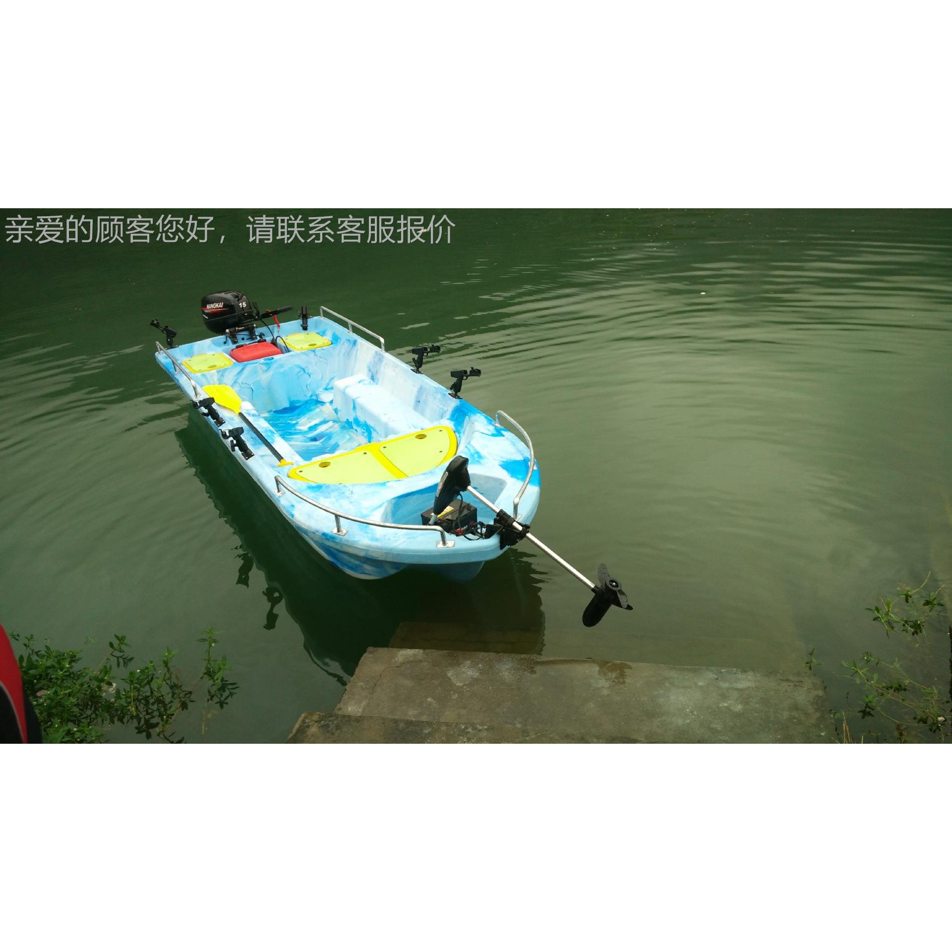 厂直塑料工大船木舟6独人座销0727钓鱼船