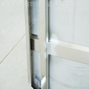 不锈拉门工作台商BQC用切菜收纳钢物操作台房饭店厨打包案板储工