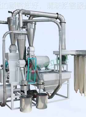 村小型小麦磨粉麦机IOL 磨小麦器多少钱一台 小面粉机小麦磨机农