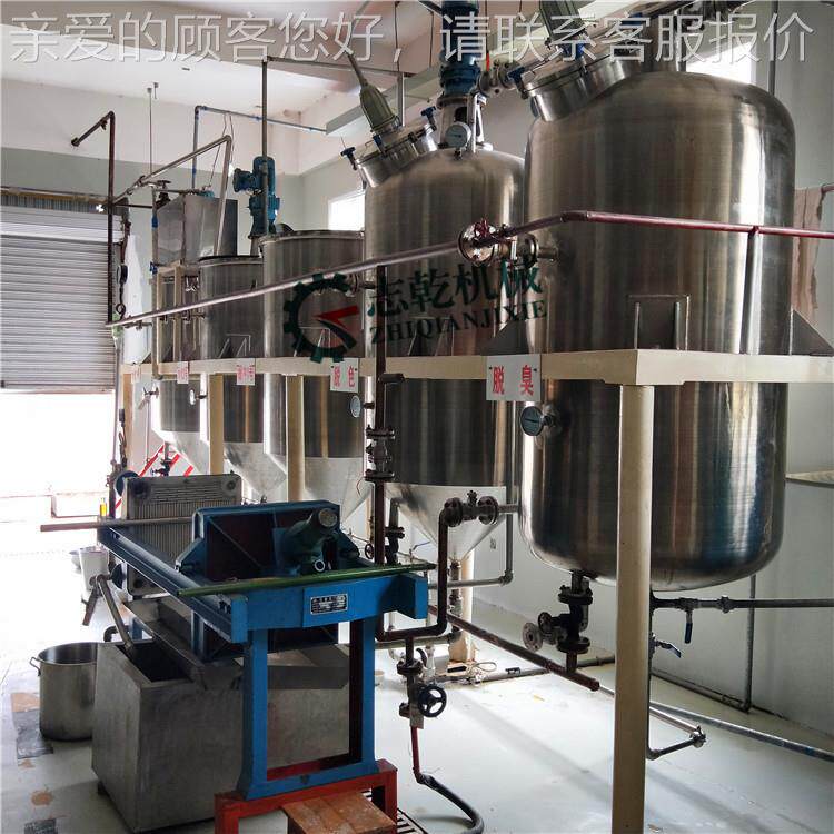 精核桃油CQW机器 整套核桃油炼产设备 桃油脱磷脱酸脱生色核脱臭