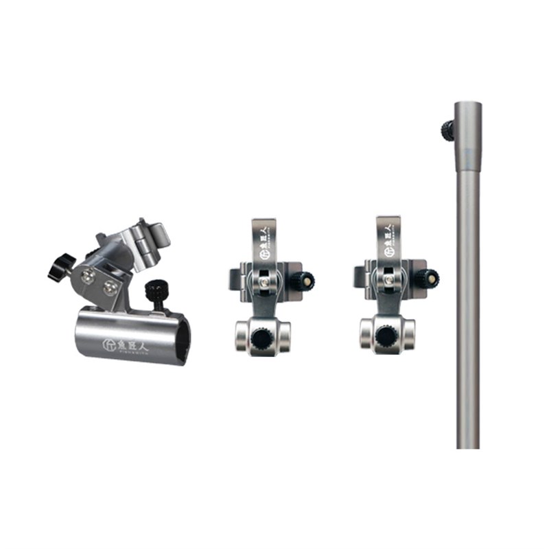 钓椅三件套多功能通用型配件钓鱼椅炮台架座鱼护架饵盘架