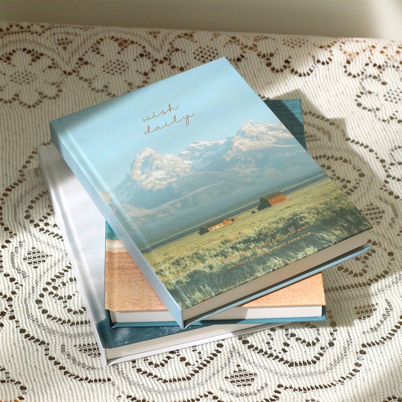 韩国Dash and dot简洁万年型日记本自填式2天1页日程本手账记事本