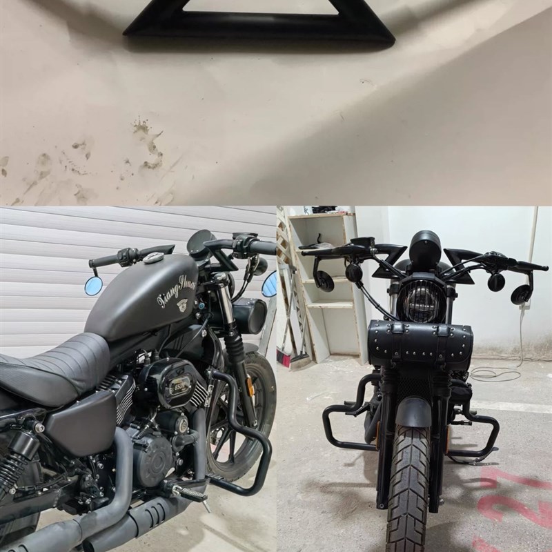 适用于建设香帅650N 香帅苍云500改装复古闪电把 车把 z型手把