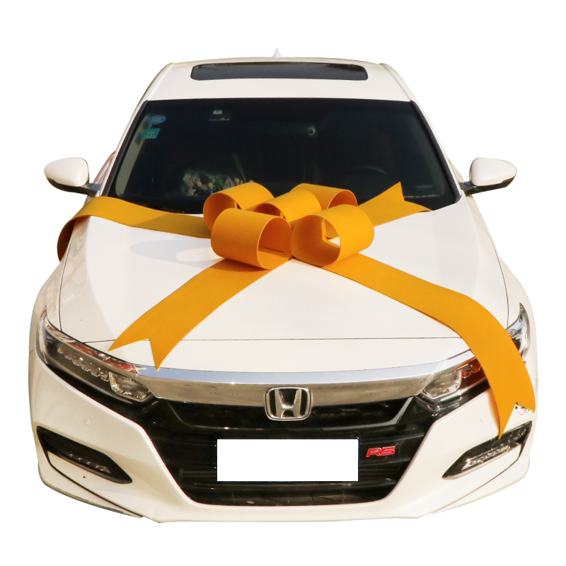 交车仪式用品蝴蝶结大红花汽车4s店展厅布置新交提车蝴蝶结装饰花
