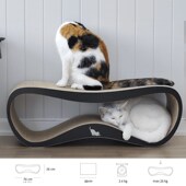 猫抓板猫窝一体冬季 耐抓耐磨不掉屑抓不烂超大号瓦楞纸磨爪器猫咪