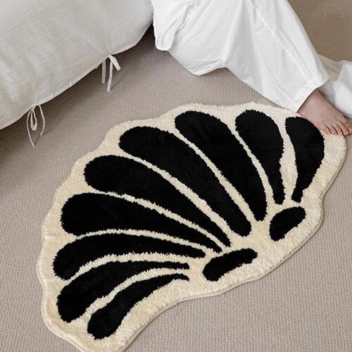 中古风地毯植绒客厅沙发茶几垫长条地毯卧室床边毯异形防滑地毯