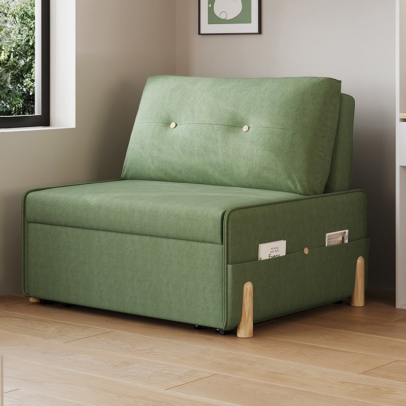单人沙发床折叠两用2024年新款小户型客厅多功能猫抓绒一米沙发床