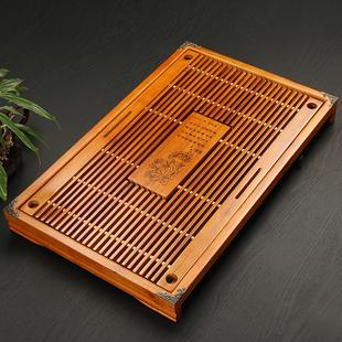 茶盘家用小茶台紫砂自动茶具办公室会客功夫黑陶茶具移动小茶桌