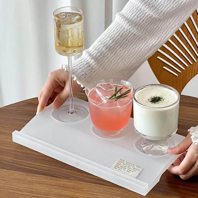 新中式云雾设计一茶三喝托盘套装 咖啡茶杯子展示盘茶托网红创意,餐饮具,餐用托盘,淘宝优惠券,粉丝福利购,淘宝优惠卷