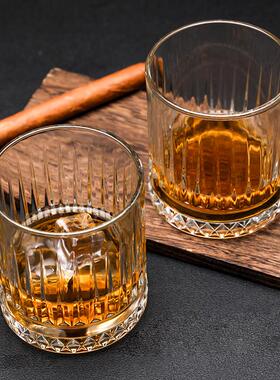 土耳其进口帕莎帕琦无铅玻璃刻花威士忌杯古典杯鸡尾酒杯洛克酒杯