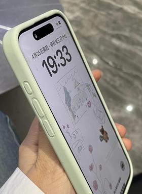 浅奶绿色真液态矽胶适用OnePlus一加Ace5Pro手机保护壳1+13T薄荷绿ACE5/3V全包边12/11软糯ACE2液体9RT橡胶8T