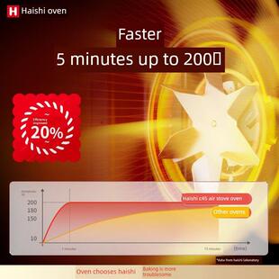 Hauswirt C45风炉烤箱家用烘焙多功能油炸烘烤一体机40L大容量