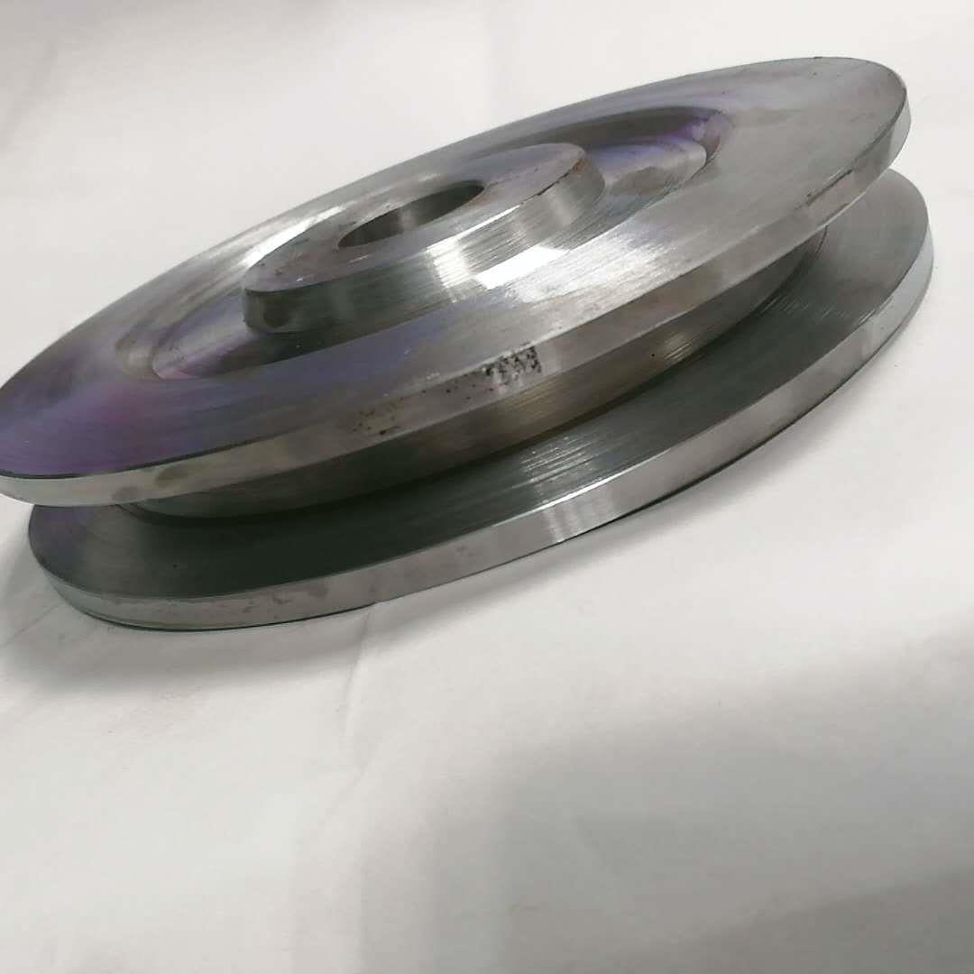 橡胶内胎输送机输送皮带轮铸铁传动带轮单槽多槽加工皮带轮