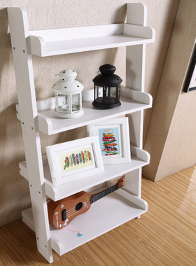 白色花架置物架阳台多层落地花几创意客厅家用绿萝盆栽艺术收纳架