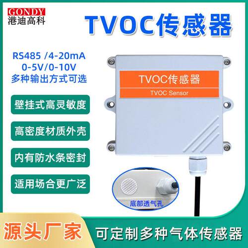 TVOC传感器VOC变送器挥发性有机物空气质量检测RS485工业精度