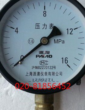 MPA10251616 60   Y-MPA10MPA 40 派澳MPAMPAY压力表-00