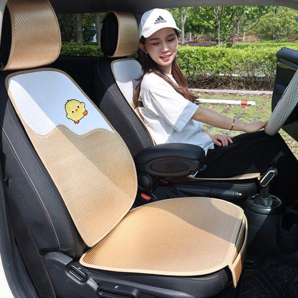 汽车坐垫冰藤小蛮腰夏季单片防滑三件套卡通凉垫半包藤席7件座垫,汽车用品/电子/清洗/改装,通用座套/座垫,淘宝优惠券,粉丝福利购,淘宝优惠卷