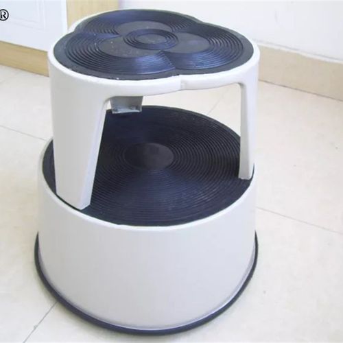 图书馆圆形书踏 脚踏 书梯 垫脚凳 取货凳 登高凳塑料书踏取书凳