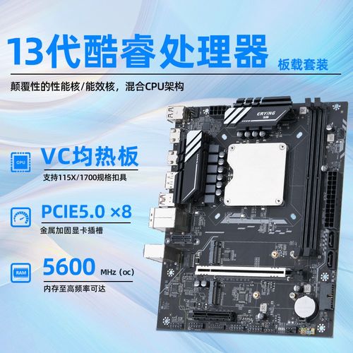 尔英板载CPU主板DDR5套装i913900HK Q1HY i713700H i513500H