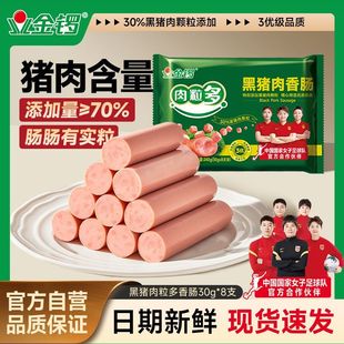 金锣黑猪肉粒多30g 泡面搭档即食早餐零食炒菜香肠旅游 40支袋装