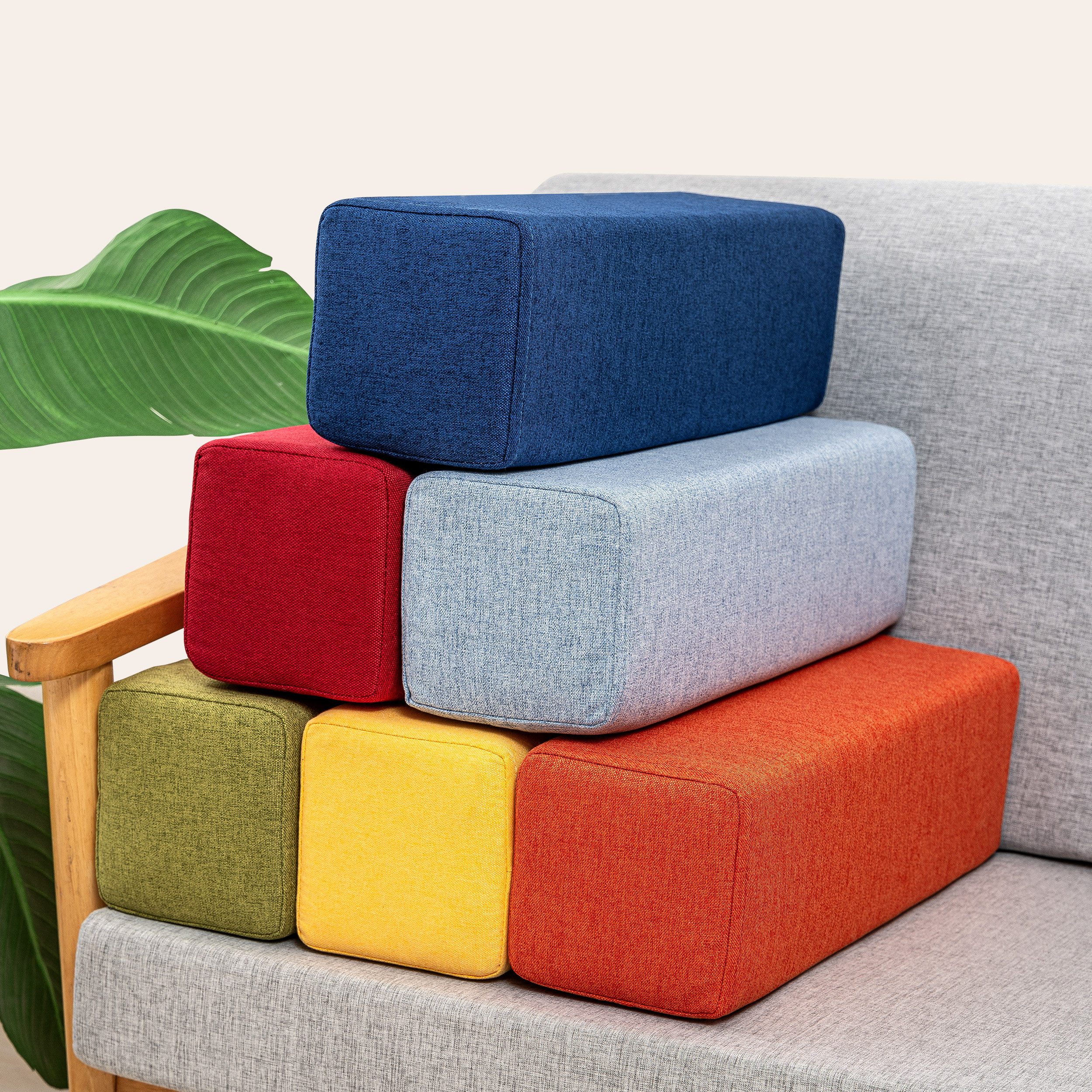 中式木沙发扶手枕两侧边加高2024定制大尺寸长方形靠垫罗汉床枕头