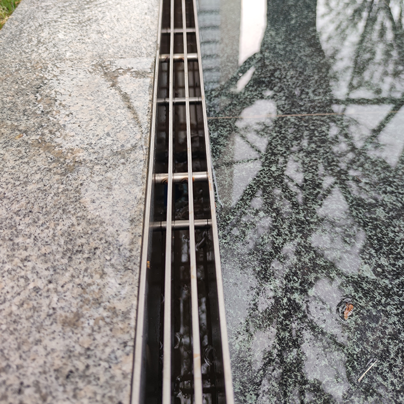 不锈钢雨线型水篦子 窨井盖庭院景观售楼部缝隙落水盖板 来图定制