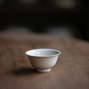 无小茶杯陶瓷悠然主人茶杯精致高档草木灰茶具主人杯品茗杯套装 元