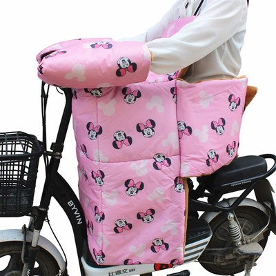 通用款分体式护腰护臀电动车挡风被冬季加大加厚保暖防水电瓶摩托