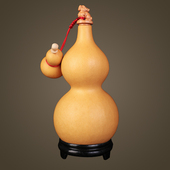 葫芦摆件天然开口大小号精品文玩镶口真葫芦门对门客厅玄关艺术品