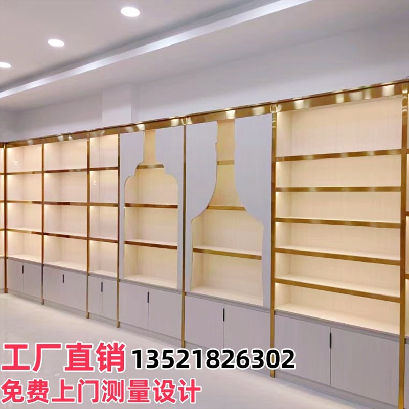 东莞定制木制展柜便利店烟酒展示柜产品陈列柜烤漆精品展示柜展柜