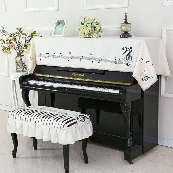 钢琴罩套半罩钢琴布盖布琴罩防尘罩钢琴凳罩琴凳罩琴布电子琴盖布,居家布艺,钢琴罩,淘宝优惠券,粉丝福利购,淘宝优惠卷
