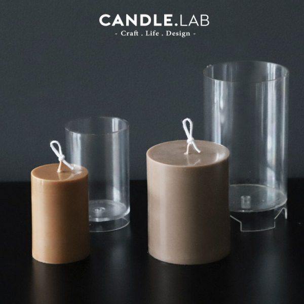CANDLE.LAB | 蜡烛用平头圆柱形PC模具透明硬质塑料蜡烛模具15,家居饰品,香薰DIY材料/工具,淘宝优惠券,粉丝福利购,淘宝优惠卷