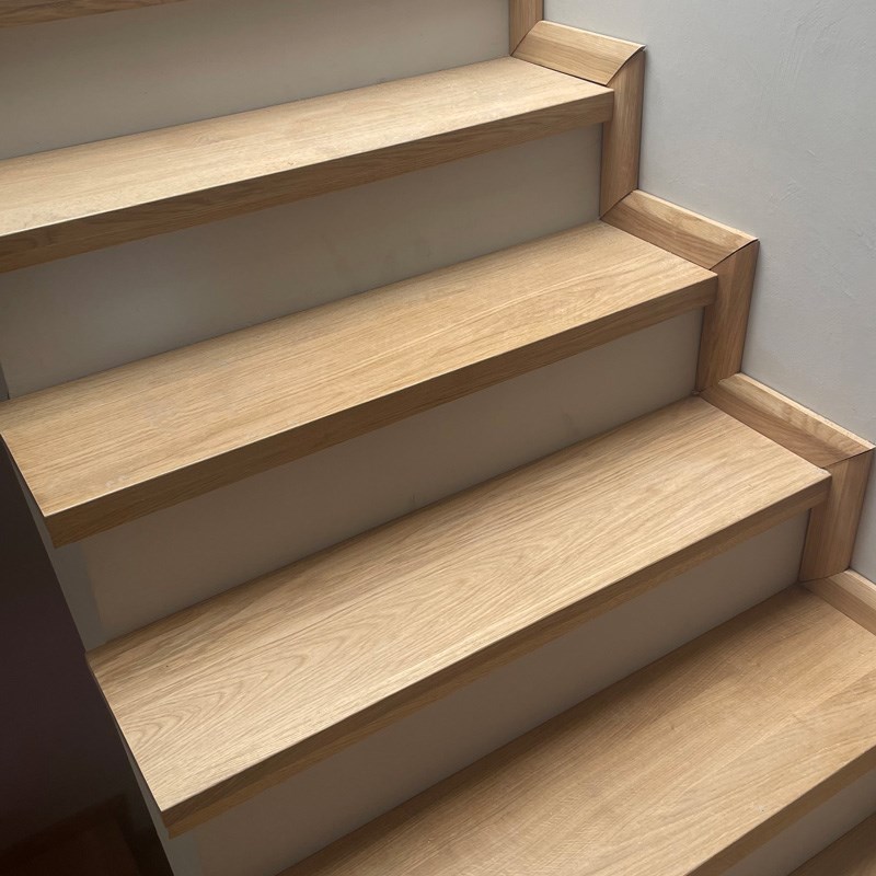 楼梯踏步板楼梯踏板水泥楼梯板实木钢结构踏步板地板木踏板白橡木