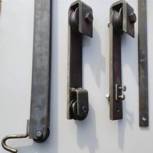 山上运输木材建筑料自动升降器提升机索道滑轮u轮跑车自动上下货