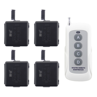 晟涵直流24V分体1拖2路3路4路6路8路1拖12路无线遥控开关点动自锁