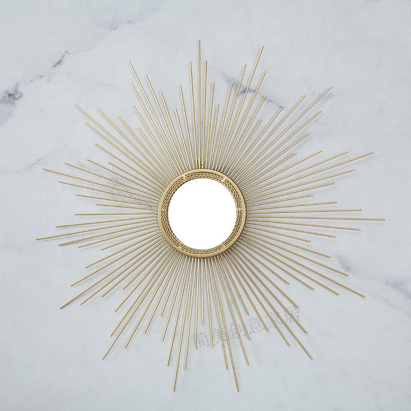 铁艺太阳镜玄关客厅壁饰壁挂背景墙装饰卧室床头装饰墙上装饰品